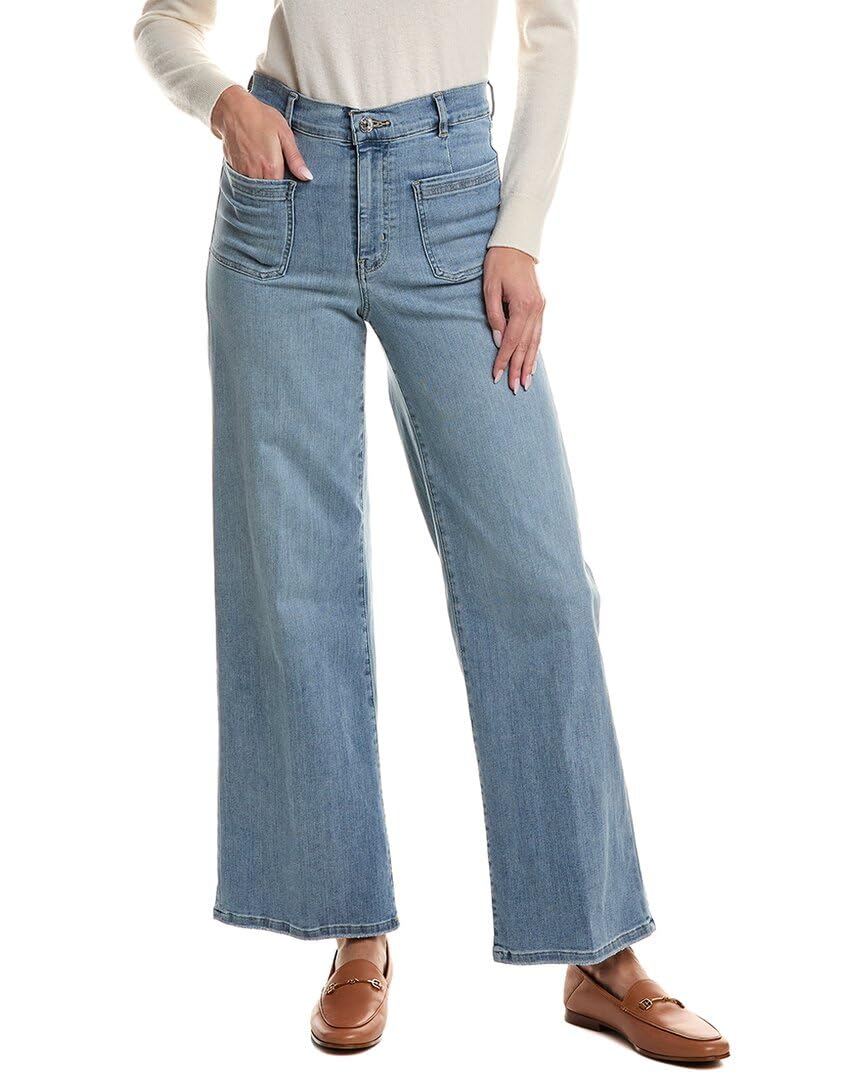 Slim Palazzo Jeans With Statement Pockets