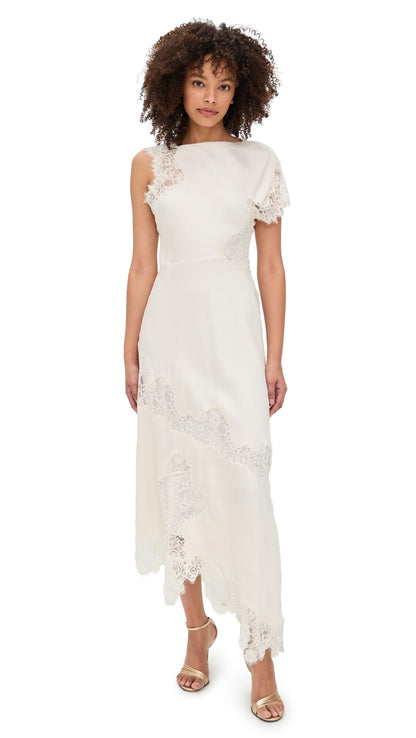 Elegant Midi Dress With Feminine Silhouette