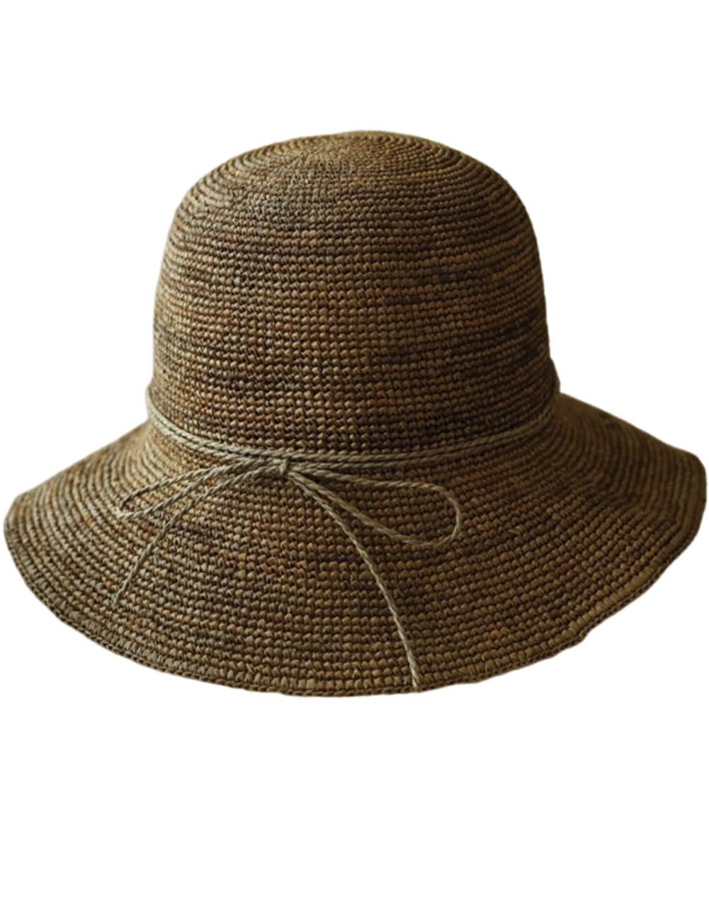 Handwoven Raffia Sun Hat With Wide Brim
