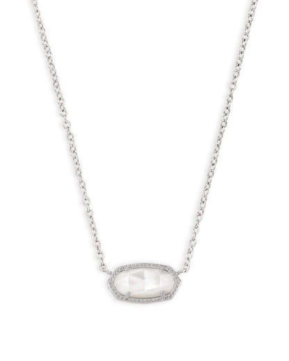 14K Gold-Plated Stone Pendant Necklace