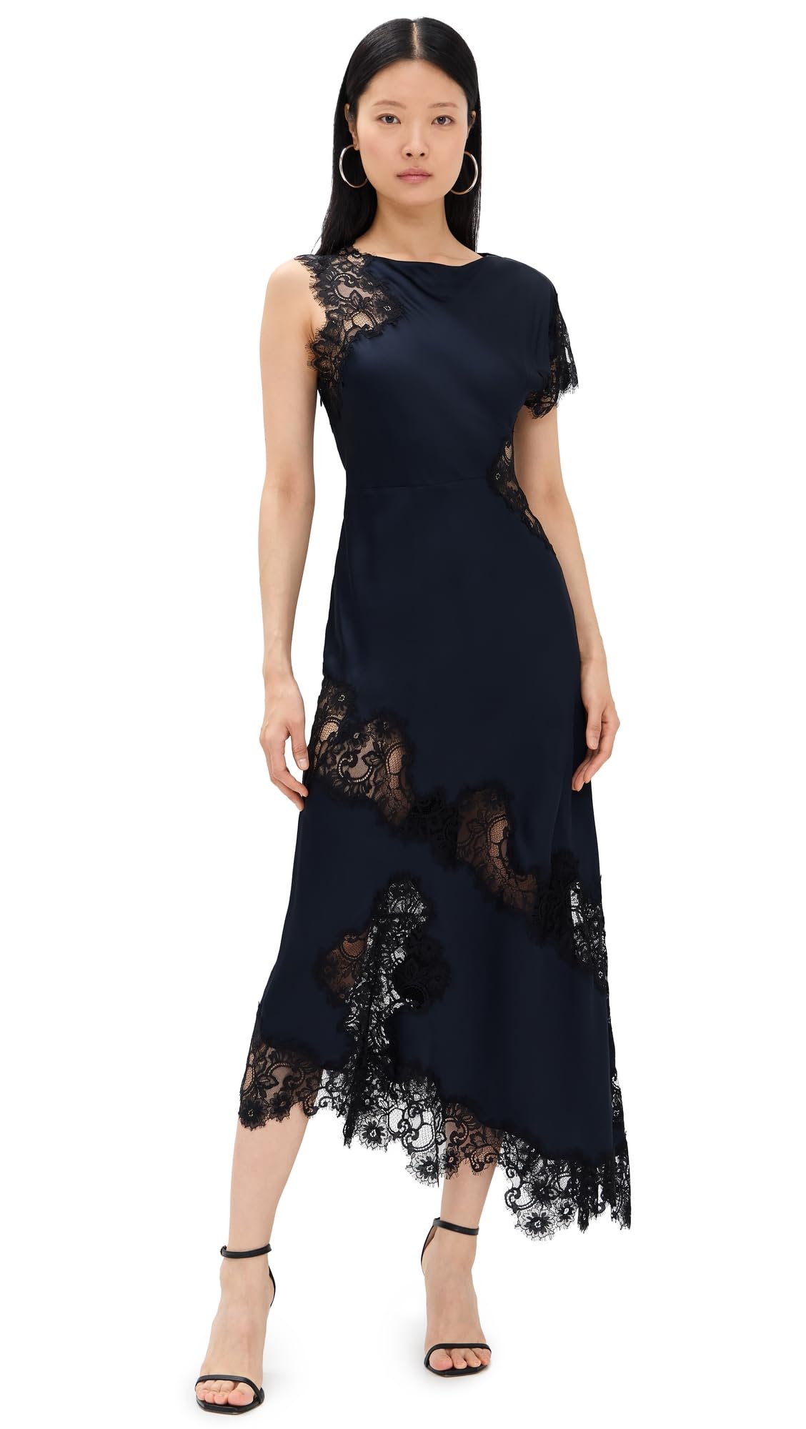 Elegant Midi Dress With Feminine Silhouette