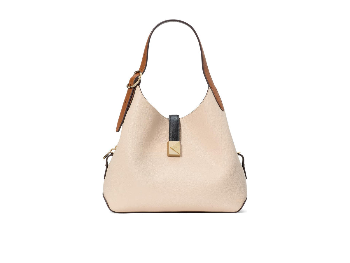 Structured Crossbody Tote Bag With Refined Finish