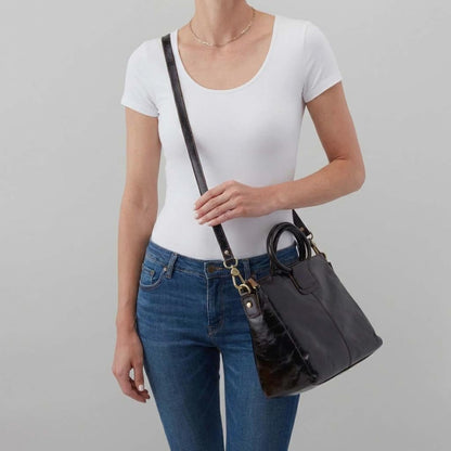 Structured Medium Satchel With Refined Silhouette