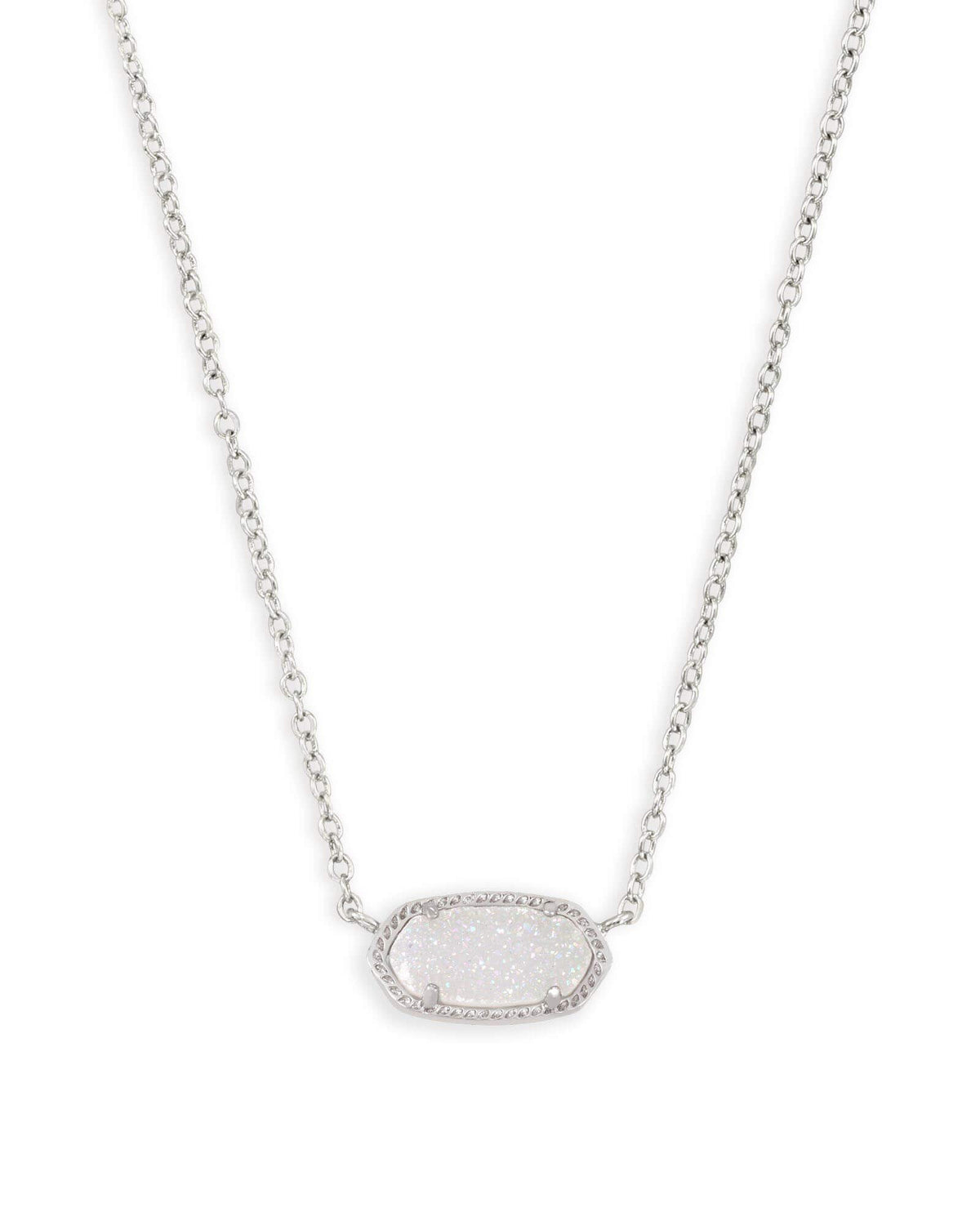 14K Gold-Plated Stone Pendant Necklace