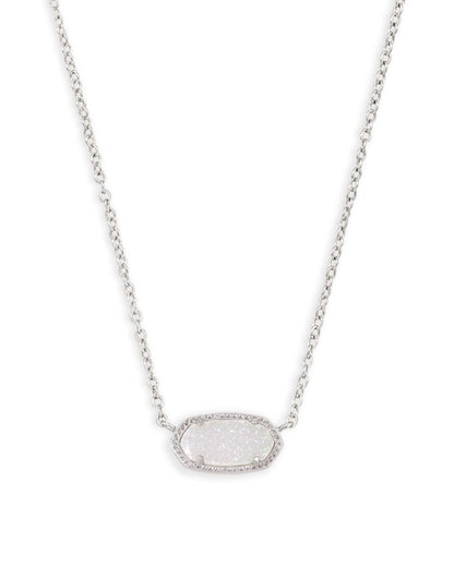 14K Gold-Plated Stone Pendant Necklace
