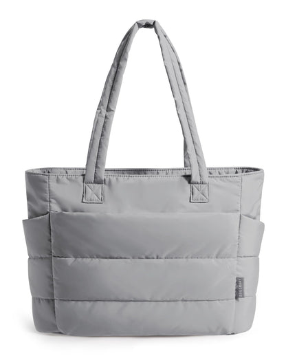 Lightweight Puffer Tote Bag With Soft Structure