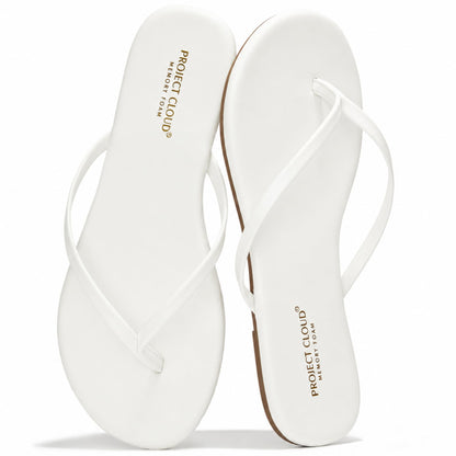 Memory Foam Flip Flops With Cushioned Footbed