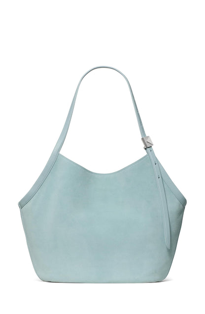 Fine-Grain Leather Tote With Sculpted Silhouette
