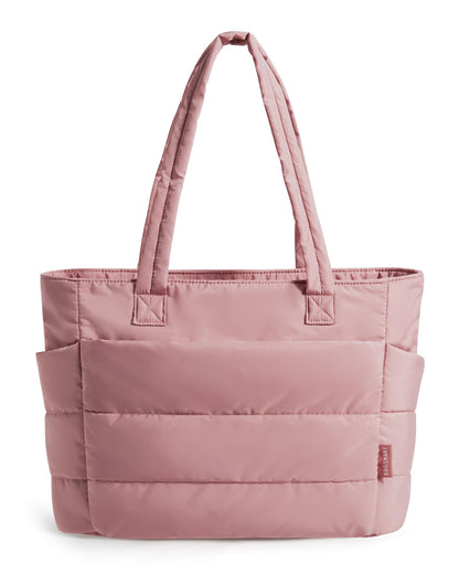 Lightweight Puffer Tote Bag With Soft Structure