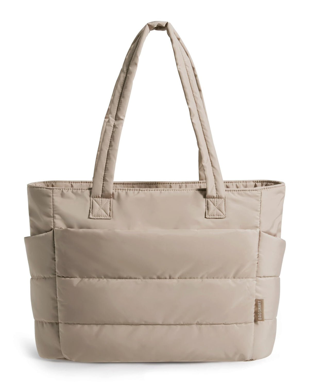 Lightweight Puffer Tote Bag With Soft Structure