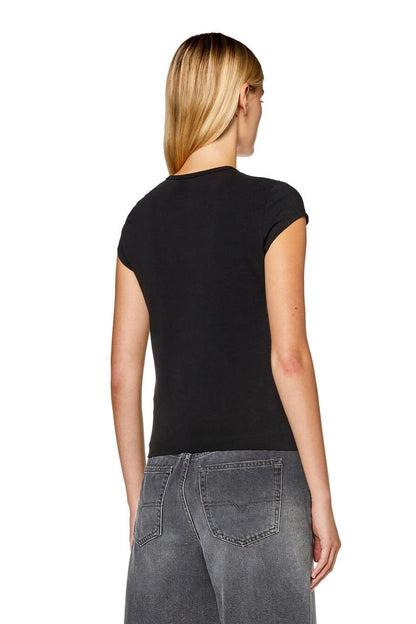 Slim Fit Stretch Cotton Logo T-Shirt