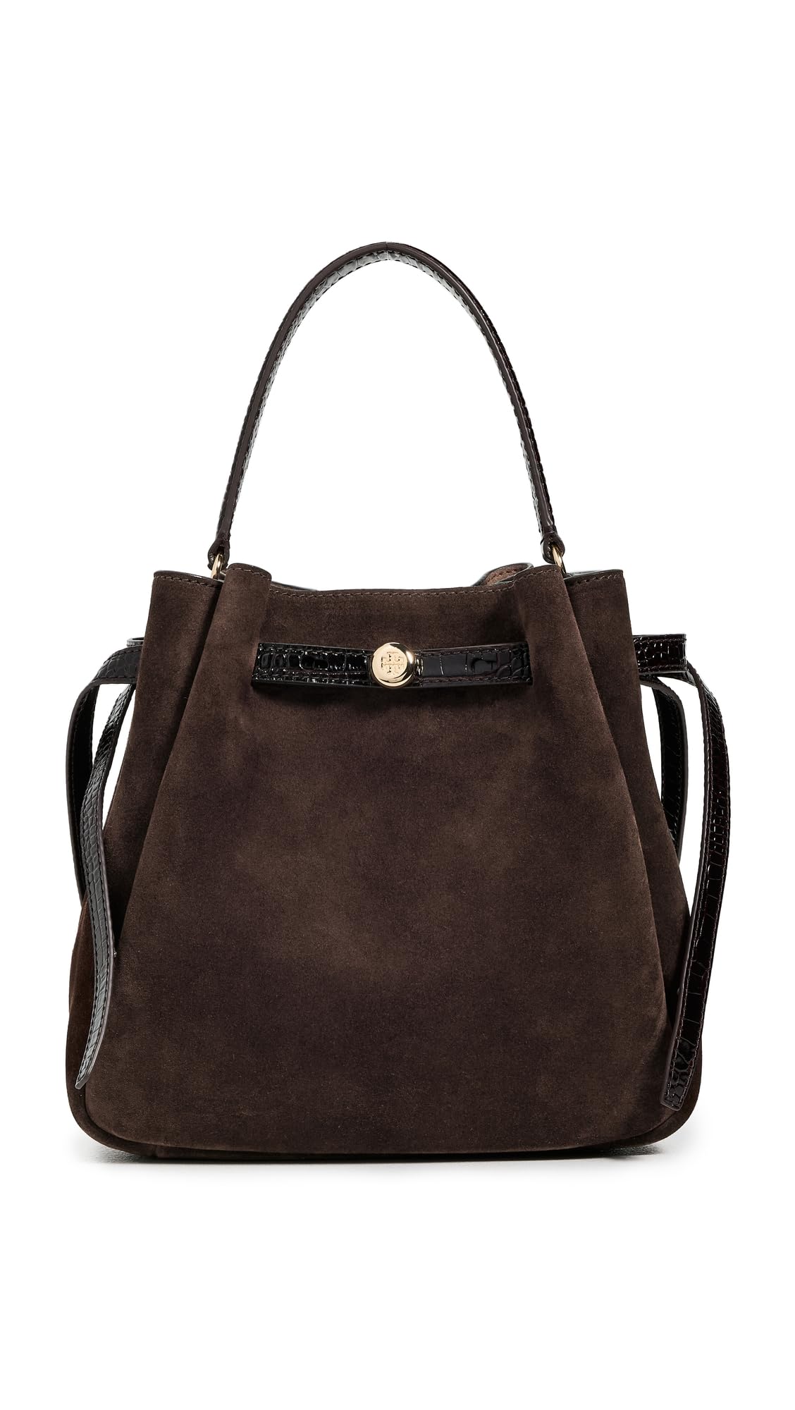 Structured Bucket Bag With Refined Silhouette