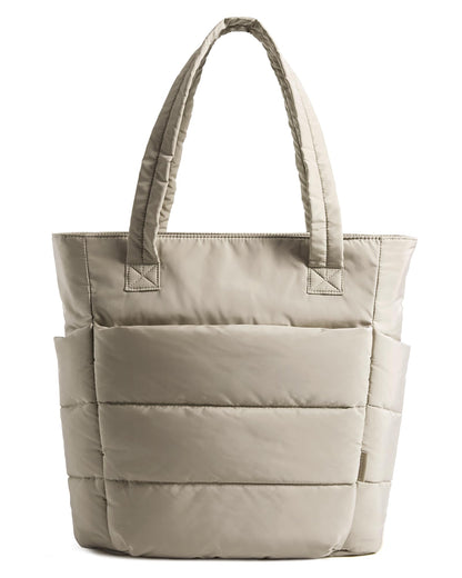 Lightweight Puffer Tote Bag With Soft Structure