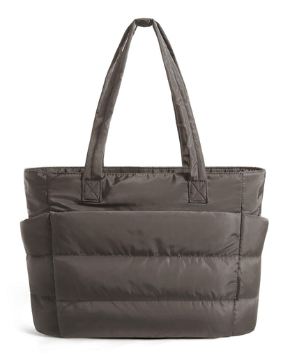 Lightweight Puffer Tote Bag With Soft Structure