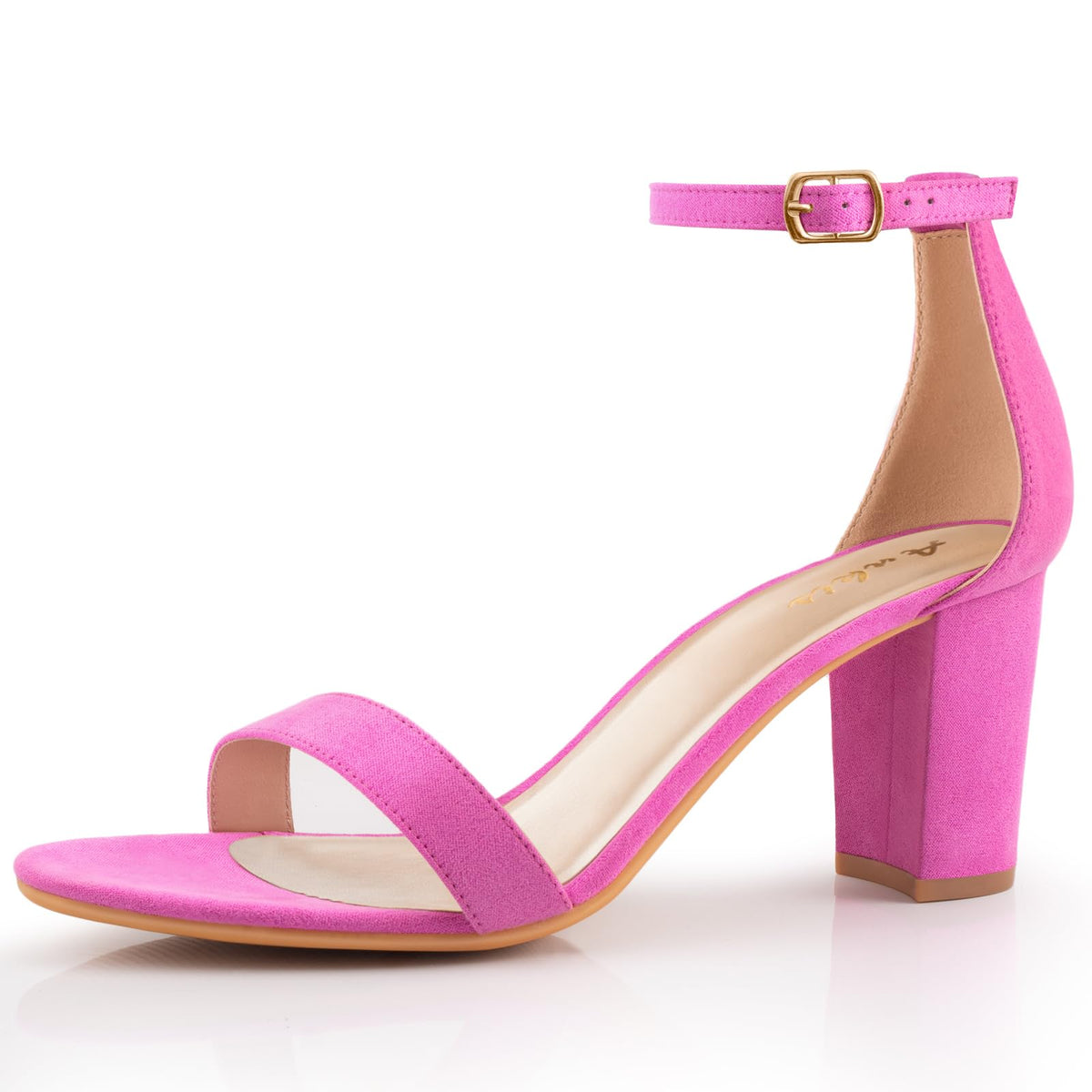 Open-Toe Sandals With Chunky Block Heel