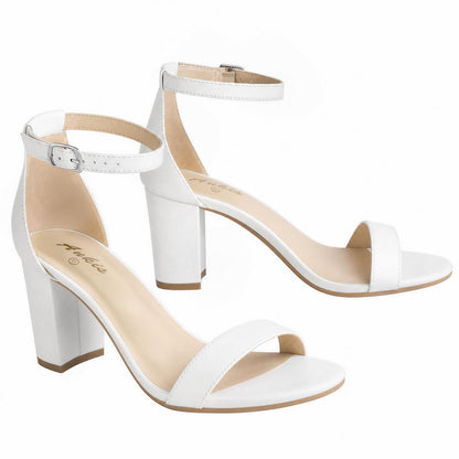 Open-Toe Sandals With Chunky Block Heel