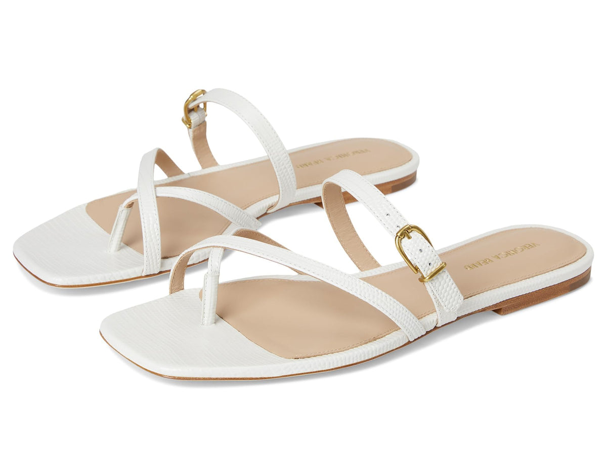 Leather Slide Sandals With Minimalist Design