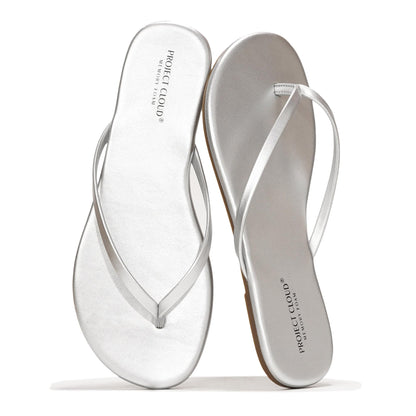 Memory Foam Flip Flops With Cushioned Footbed