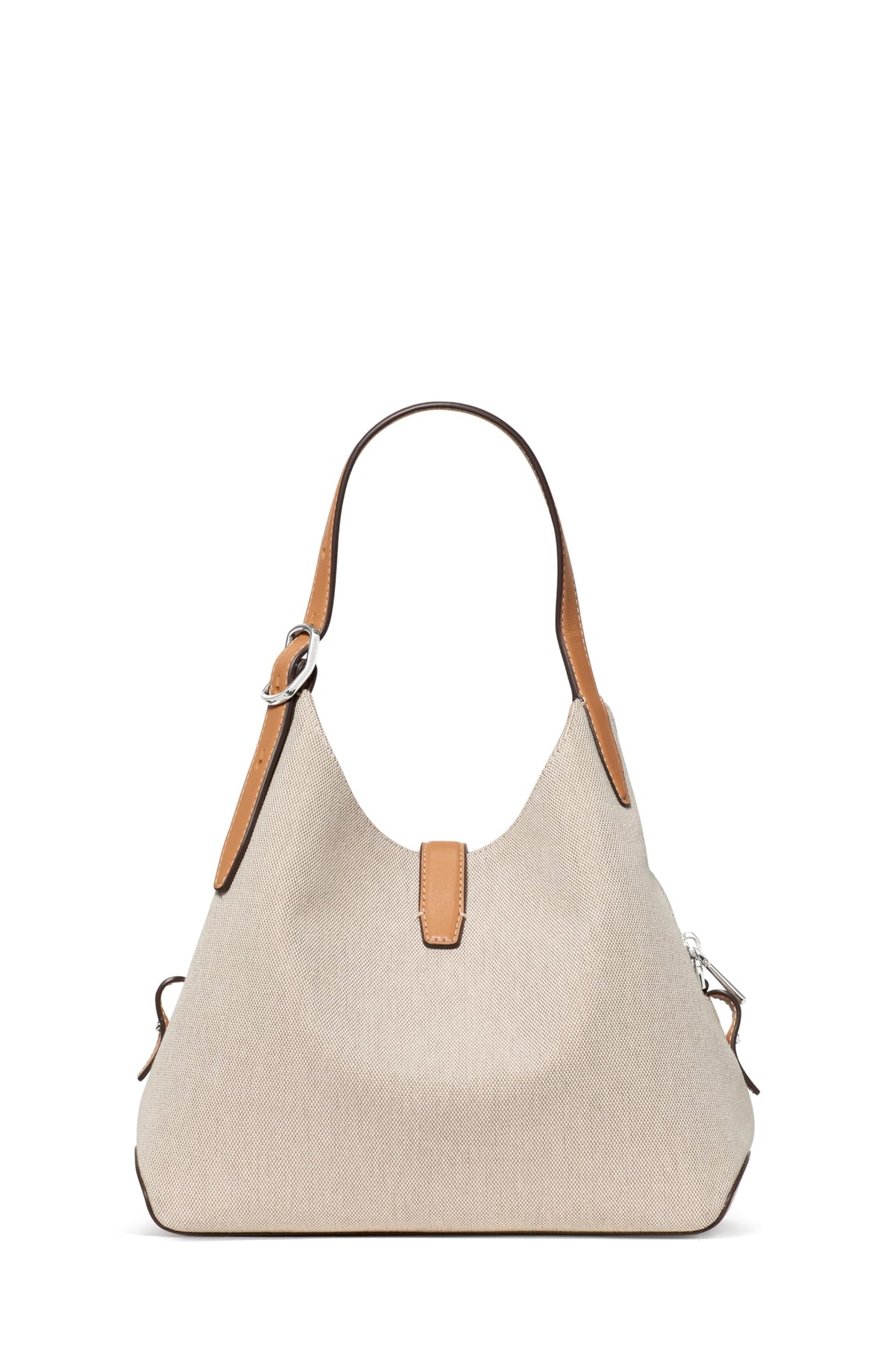 Structured Crossbody Tote Bag With Refined Finish