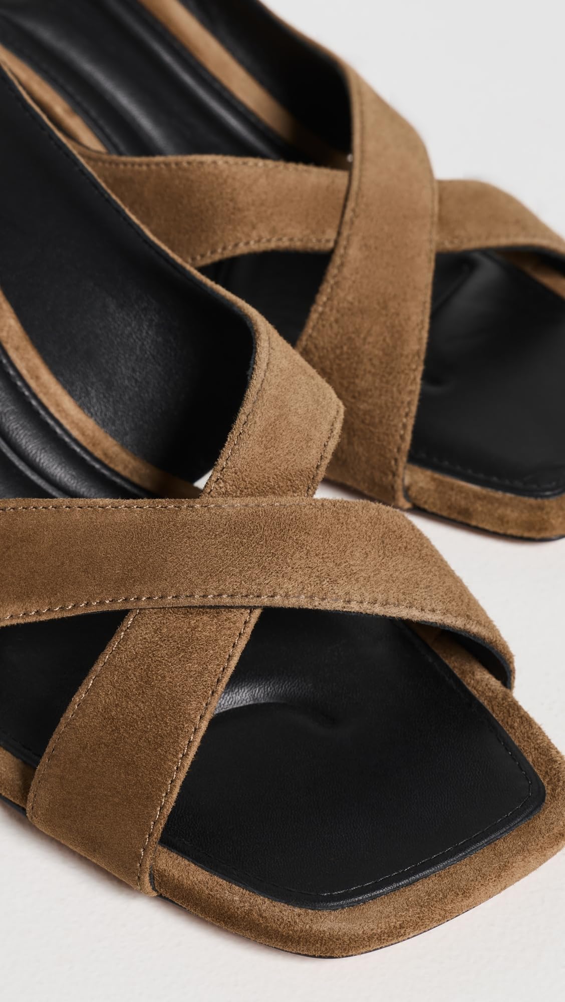 Leather Heeled Sandals With Minimalist Straps