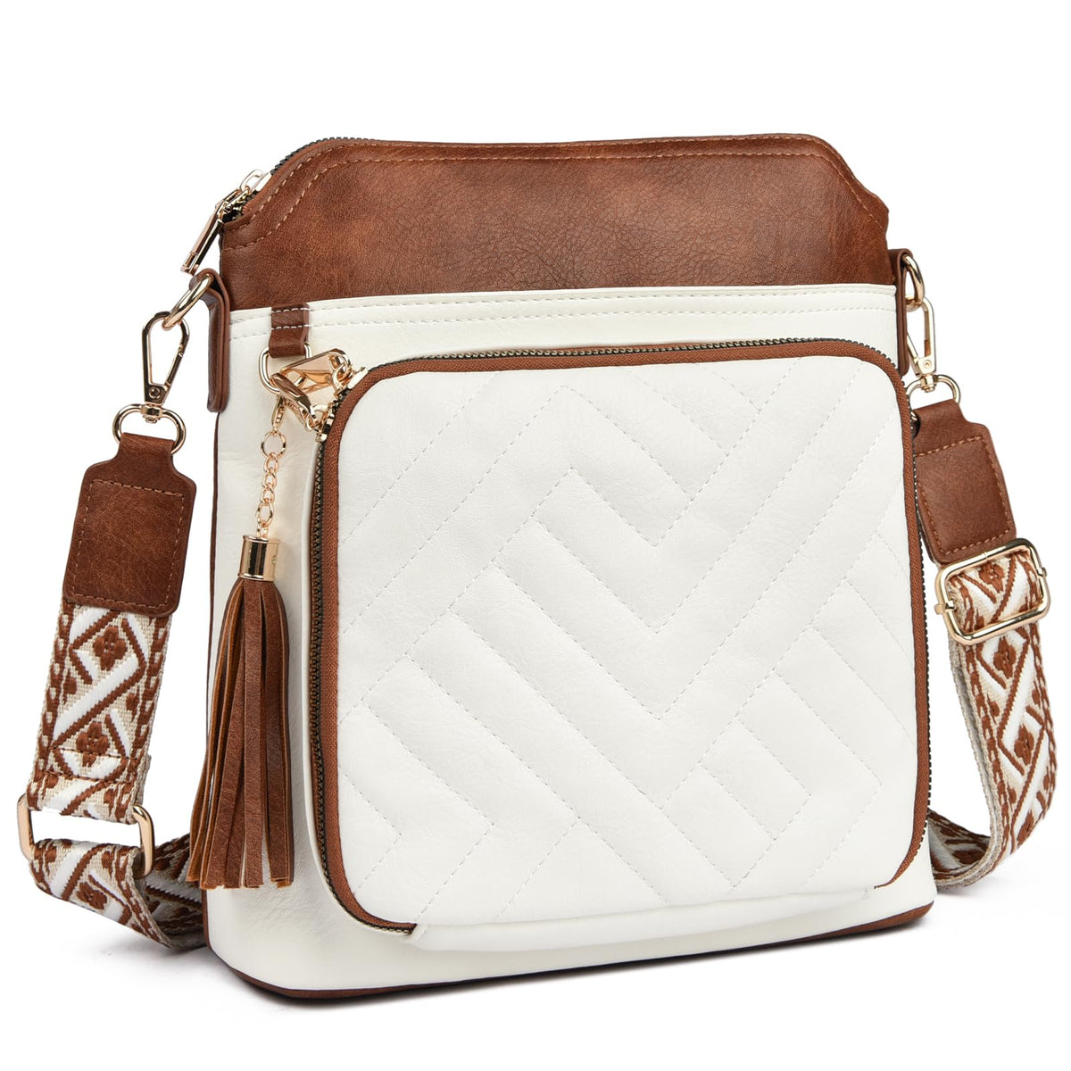 RFID Crossbody Bag With Built-In Wallet