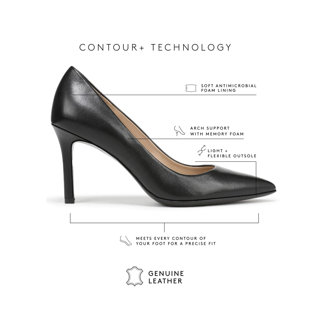 Classic Pointed-Toe Pumps With Sleek Heel