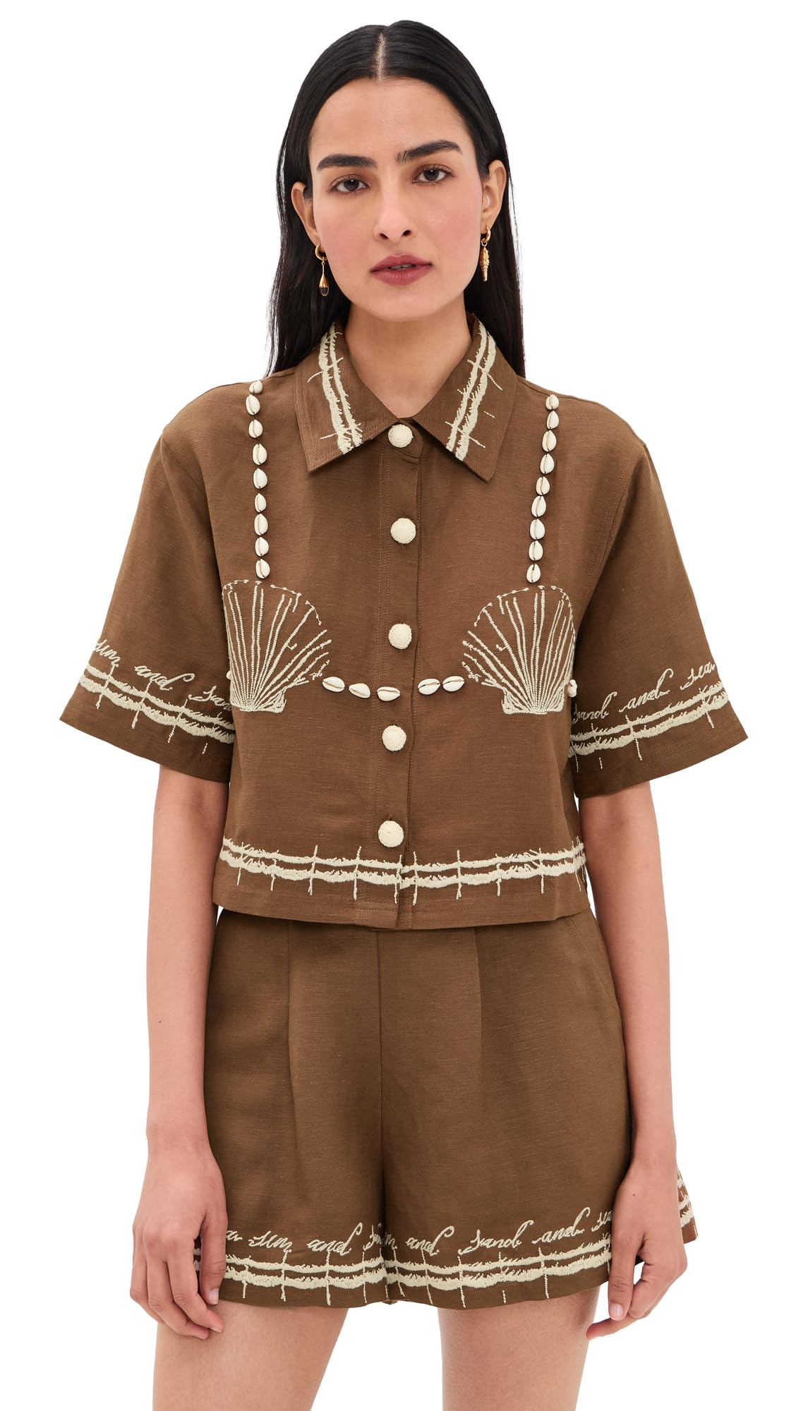 Relaxed Short-Sleeve Camp Shirt