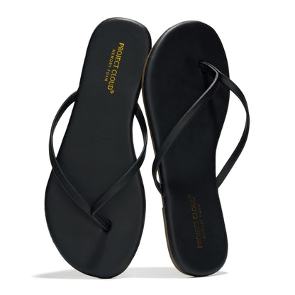 Memory Foam Flip Flops With Cushioned Footbed