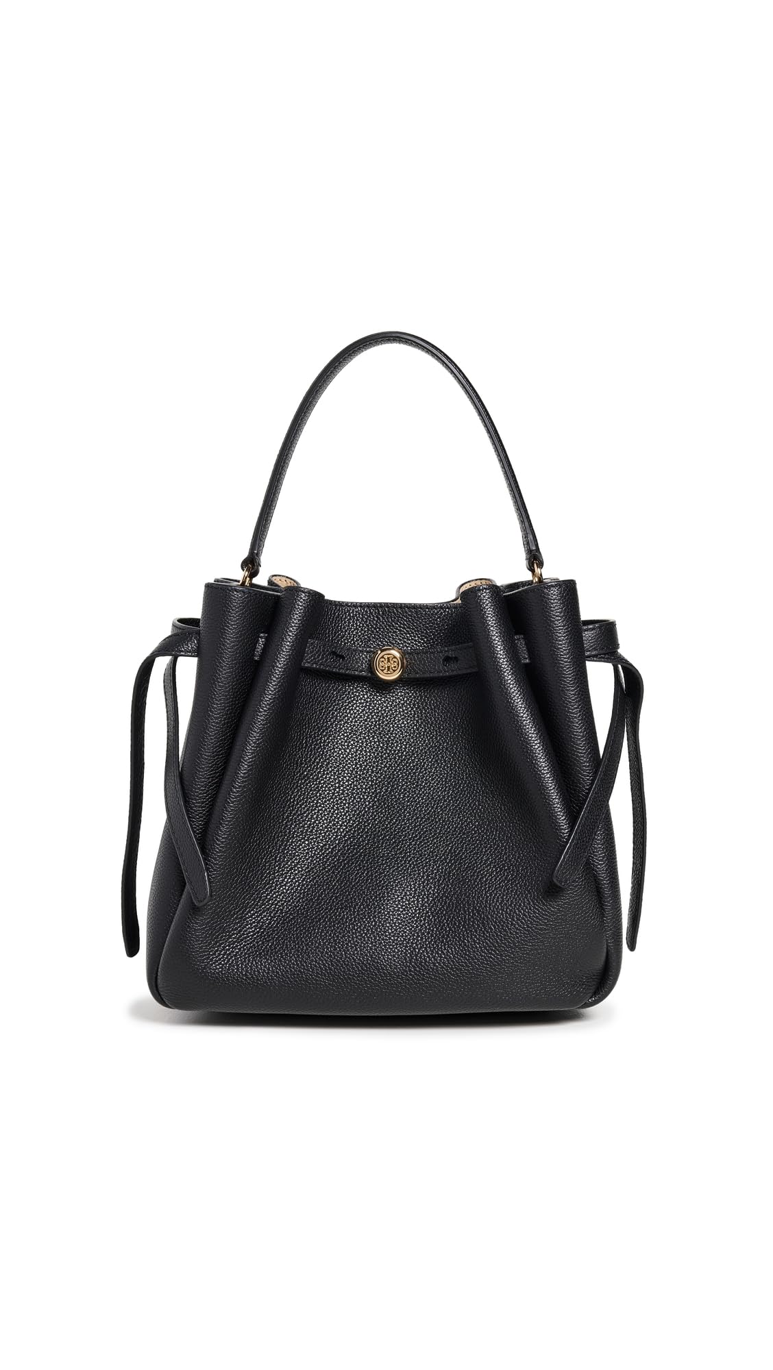 Structured Bucket Bag With Refined Silhouette