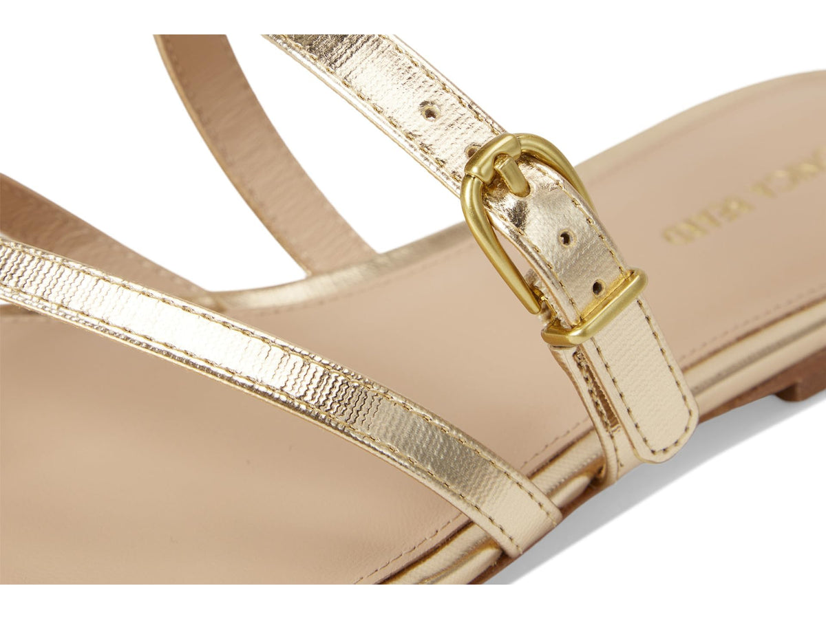 Leather Slide Sandals With Minimalist Design