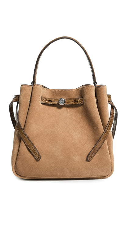 Structured Bucket Bag With Refined Silhouette