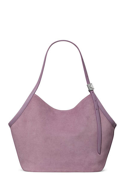 Fine-Grain Leather Tote With Sculpted Silhouette