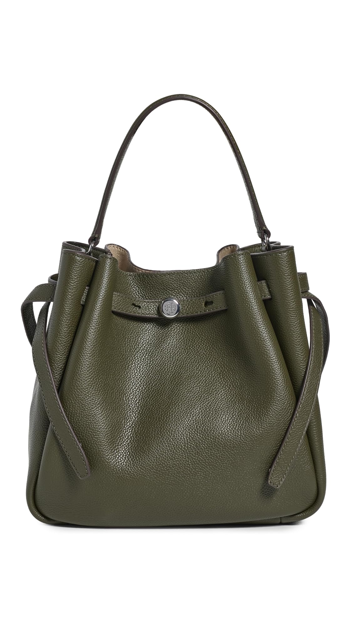 Structured Bucket Bag With Refined Silhouette