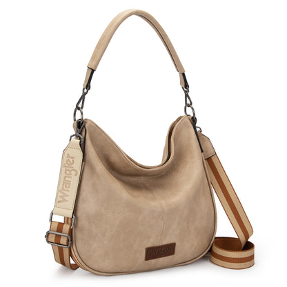Slouchy Hobo Crossbody Bag With Shoulder Strap