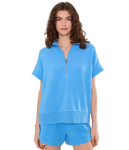 Short-Sleeve Relaxed Crewneck Sweatshirt