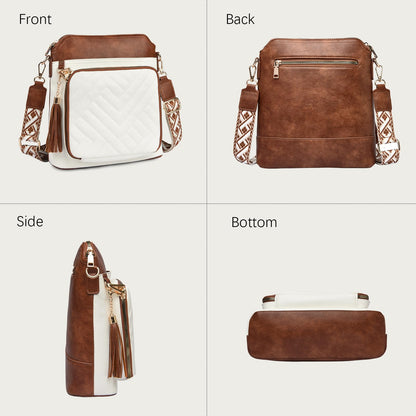 RFID Crossbody Bag With Built-In Wallet