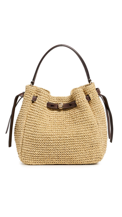 Structured Bucket Bag With Refined Silhouette