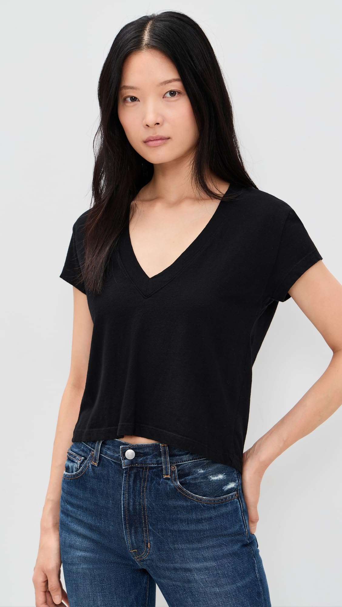 Relaxed Cotton Crewneck T-Shirt