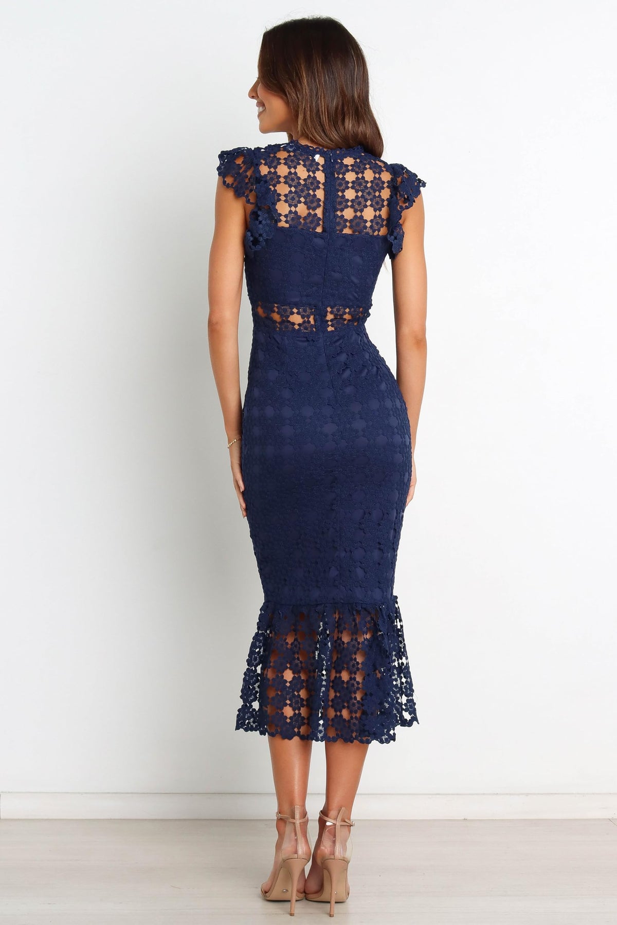Feminine Midi Dress With Flattering Silhouette