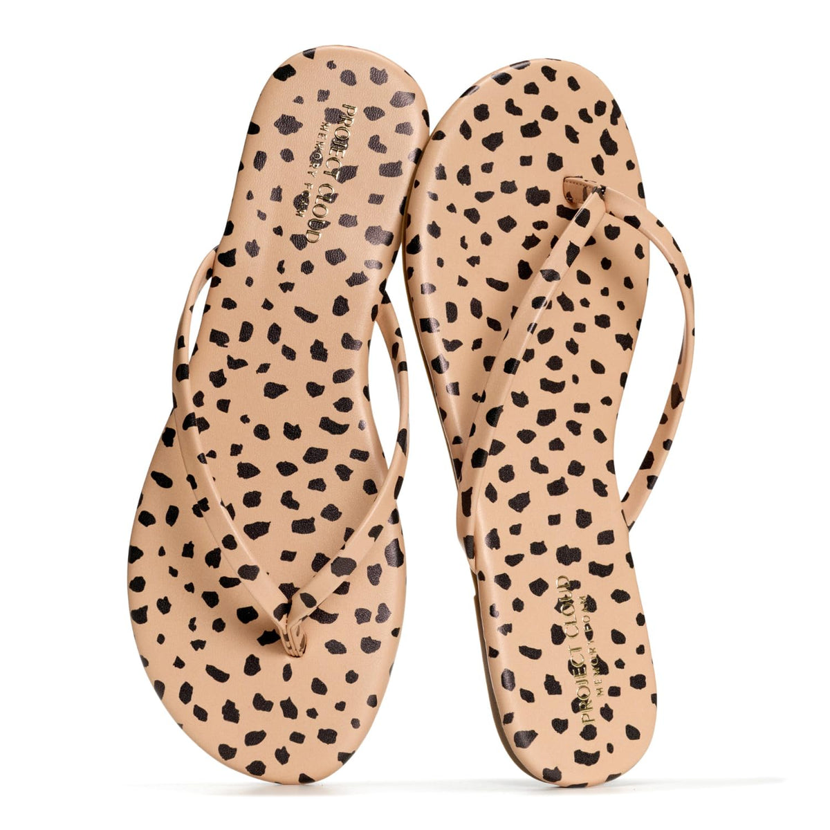 Memory Foam Flip Flops With Cushioned Footbed