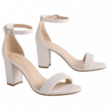 Open-Toe Sandals With Chunky Block Heel