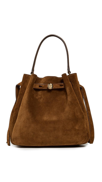 Structured Bucket Bag With Refined Silhouette