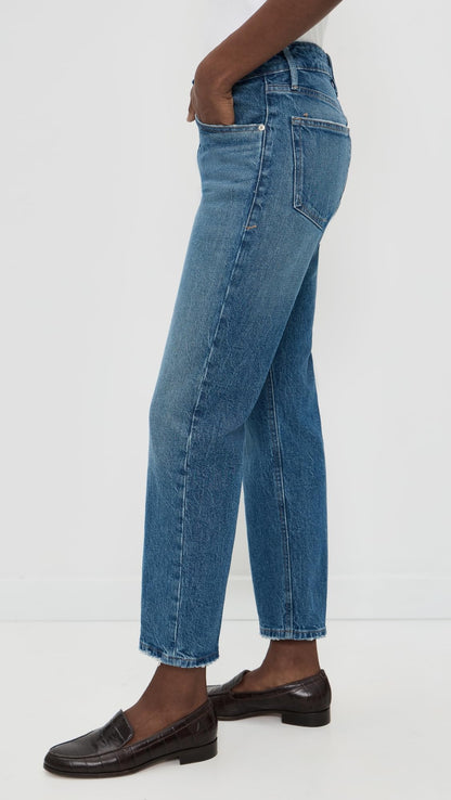 Vintage Straight-Leg Ankle Jeans