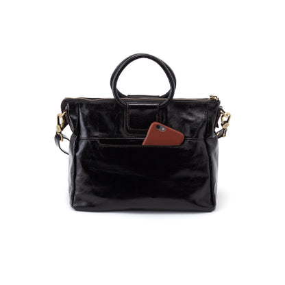 Structured Medium Satchel With Refined Silhouette
