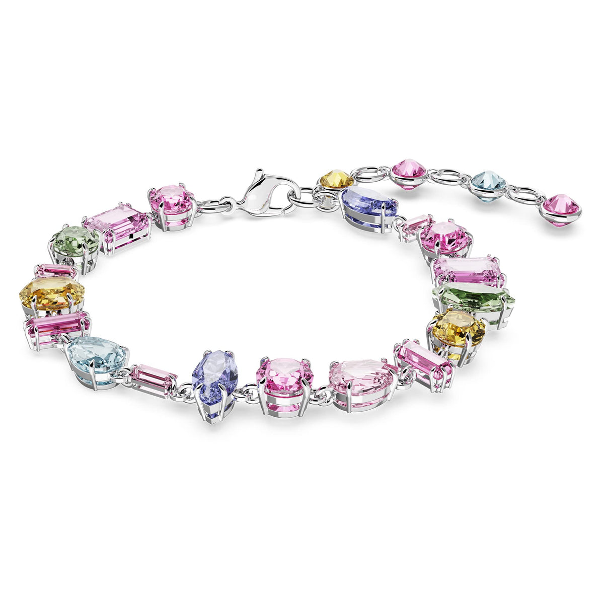 Crystal Bracelet With Mixed-Cut Stones