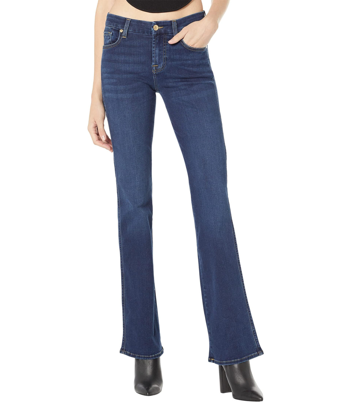 Classic Bootcut Jeans With Flattering Fit
