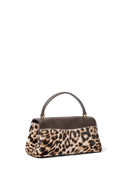 Structured Top-Handle Crossbody Bag With Flap