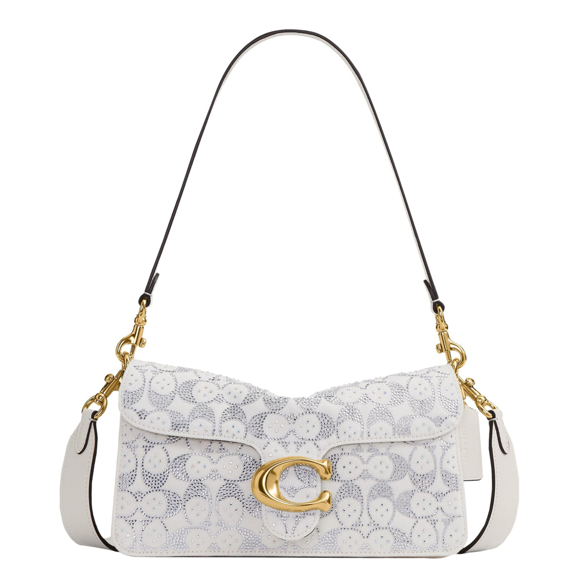 Soft Leather Shoulder Bag With Structured Flap