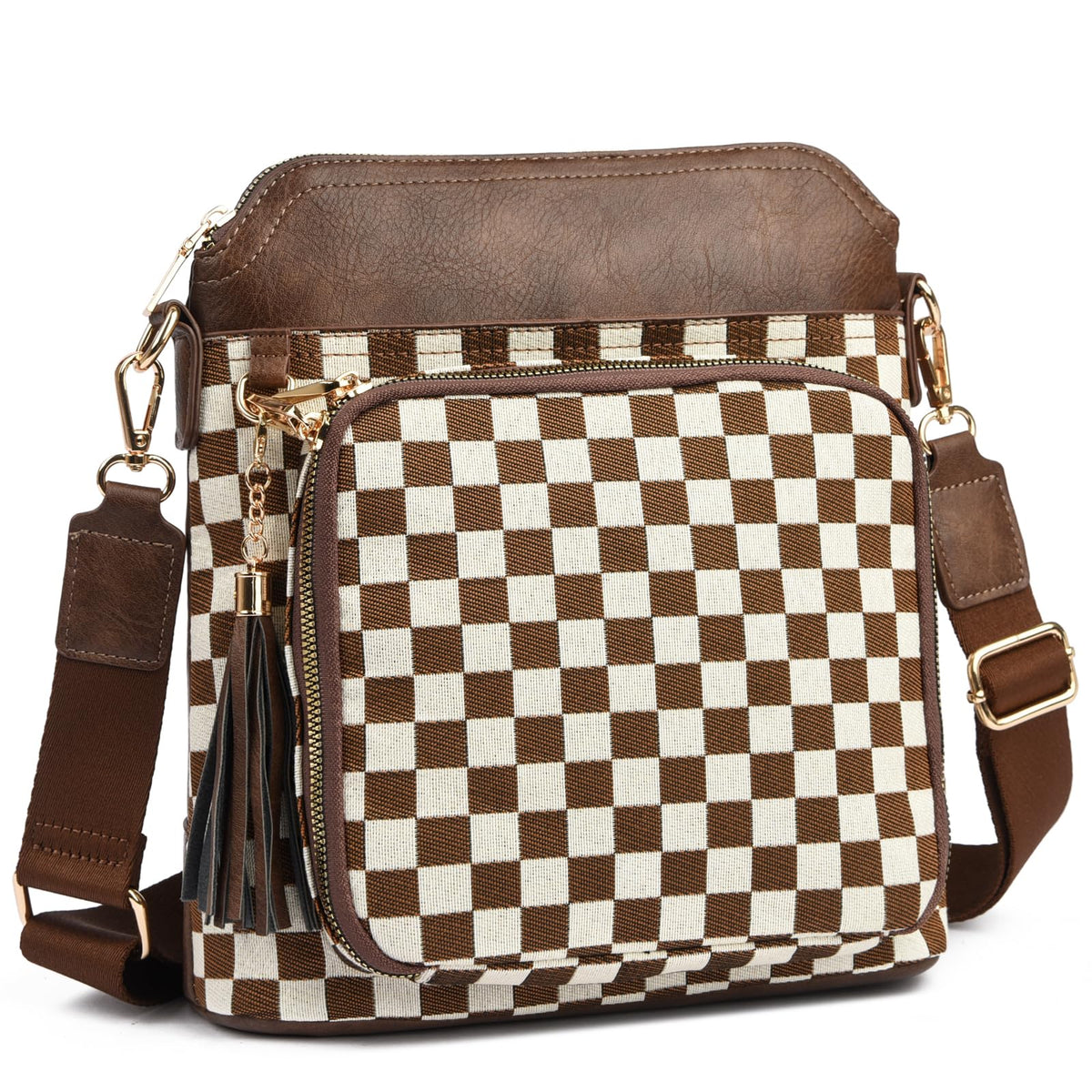 RFID Crossbody Bag With Built-In Wallet