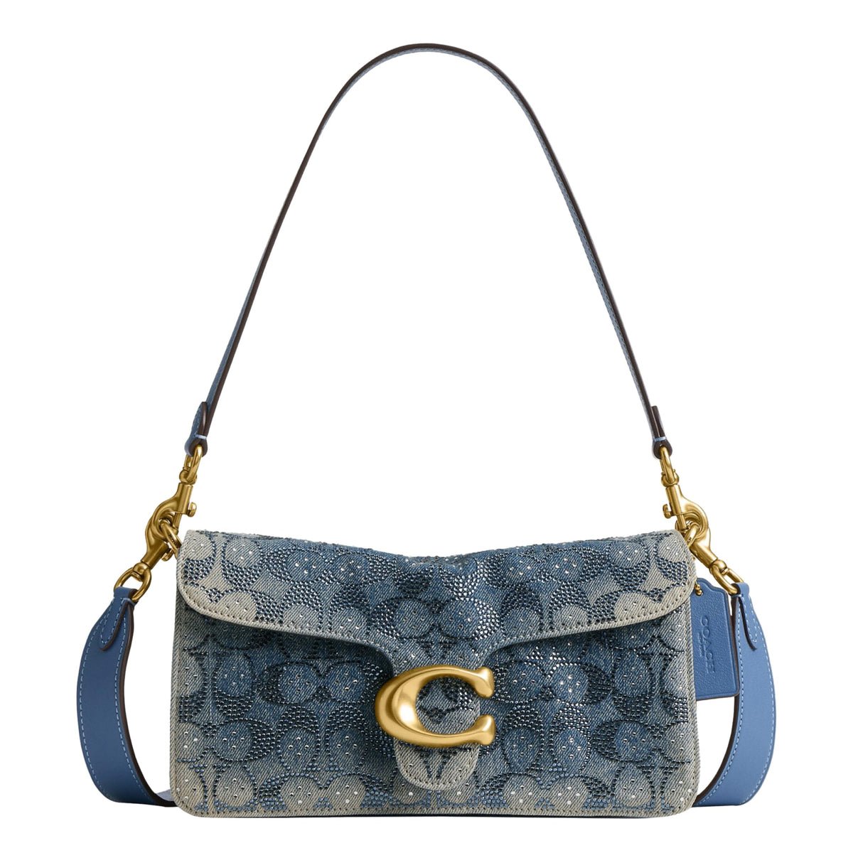 Soft Leather Shoulder Bag With Structured Flap